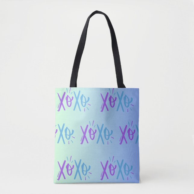 XOXO All-Over-Print Tote Bag, Medium (Front)