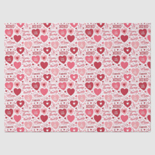 XOXO & Always Be Mine Valentine Tissue Paper