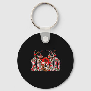 Xoxo Camo Buck Deer Hunting Valentine's Day Boys K Key Ring