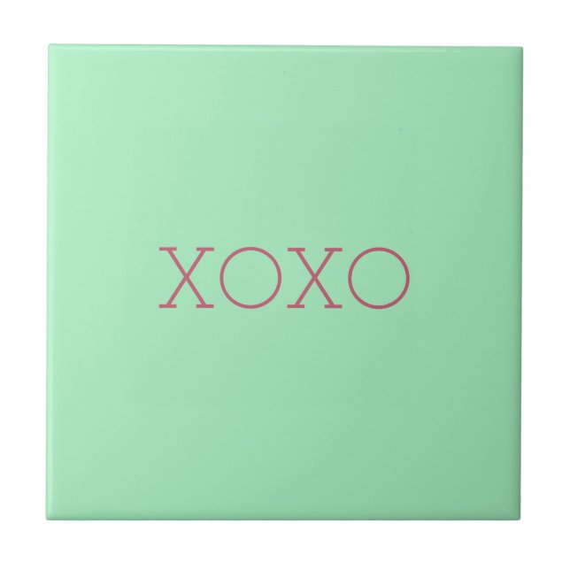 XOXO Ceramic Tile (Front)