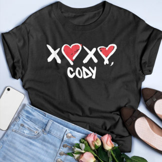 Xoxo Cody Rigsby Pelo Workout Cute Valentines Day T-Shirt