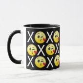 "XOXO" Emojis Mug (Left)