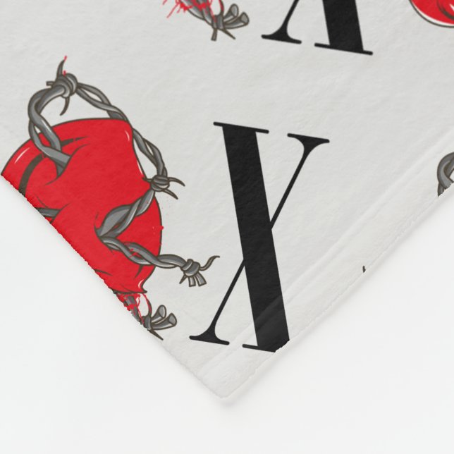 XOXO FLEECE BLANKET (Corner)