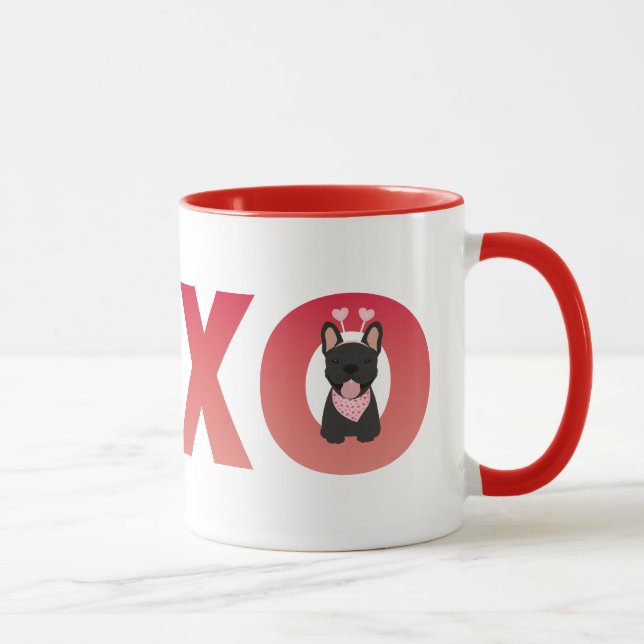 XOXO French Bulldogs  Mug (Right)