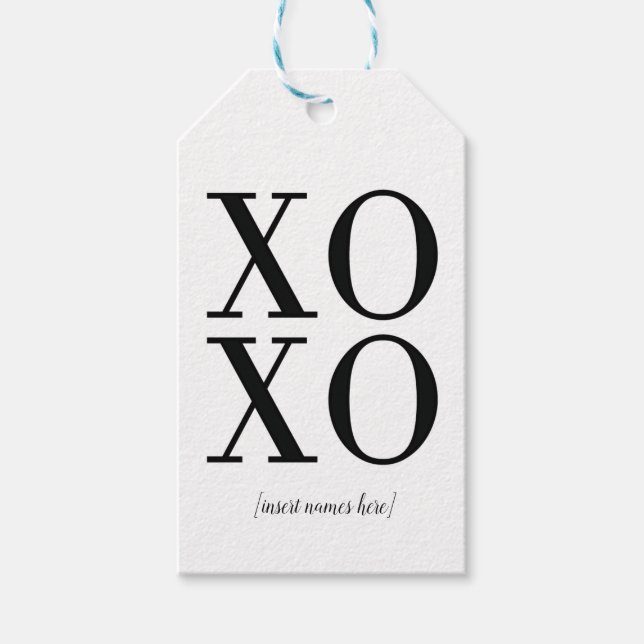XOXO Gift Tag (Front)