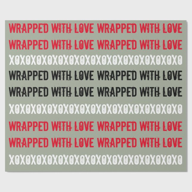 XOXO Gift Wrap (Flat)