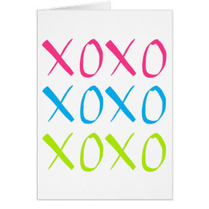 XOXO Greeting Card