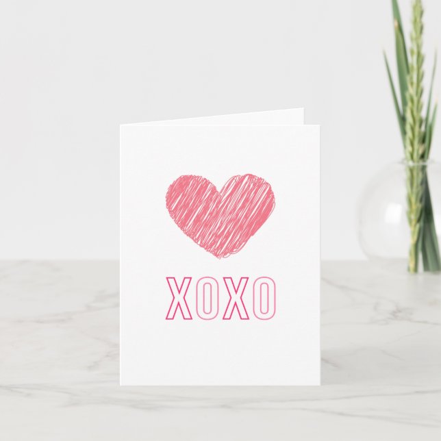"XOXO" Greeting Card (Front)
