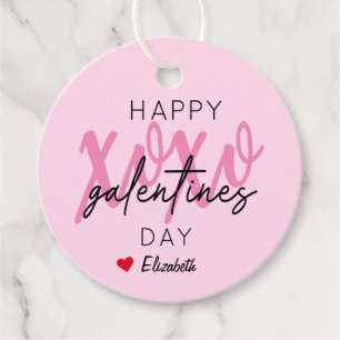 XOXO Happy Galentine's Day Favour Tags