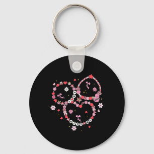 Xoxo Happy Valentine Day Bracelet Women Girl Key Ring