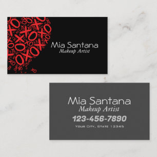 XOXO Heart Business Card