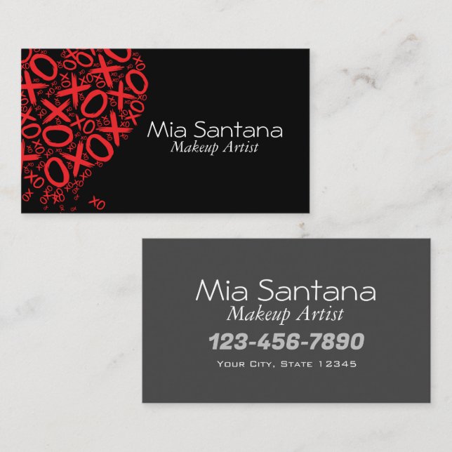 XOXO Heart Business Card (Front/Back)