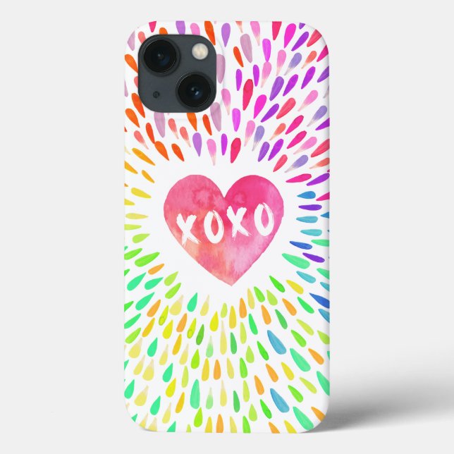 XoXo Heart Case-Mate iPhone Case (Back)