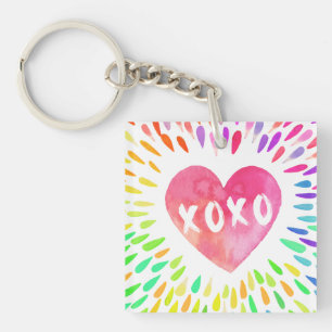 XoXo Heart Key Ring