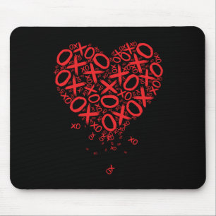 XOXO Heart Mouse Mat