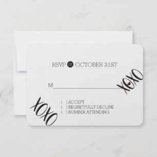 XOXO Heart RSVP