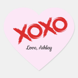 Xoxo Heart Sticker