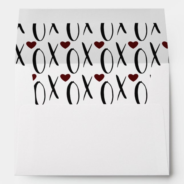 XOXO Hearts Envelopes (Back (Bottom))