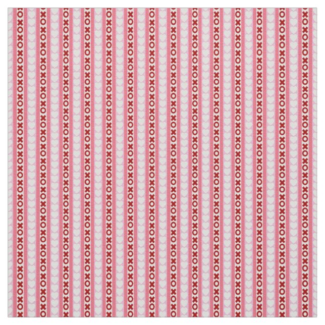 xoxo Hearts Fabric (Swatch)
