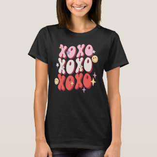 XOXO Hearts Love Hugs Kisses Valentines Day Matchi T-Shirt