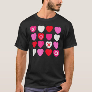 XOXO Hearts Valentine's Day  for Him Her Kids T-Shirt
