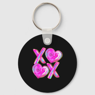 Xoxo Hearts Valentine's Day Women Girls Vday Key Ring