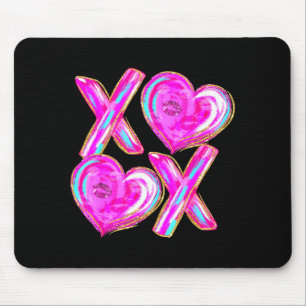 Xoxo Hearts Valentine's Day Women Girls Vday Mouse Mat