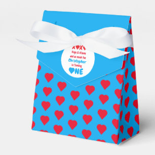 XOXO Hugs and Kisses 1st Birthday Favour Box
