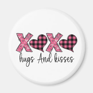 Xoxo Hugs and Kisses Magnet