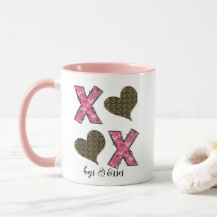 XOXO Hugs & Kisses Valentine's Day Gift Mug