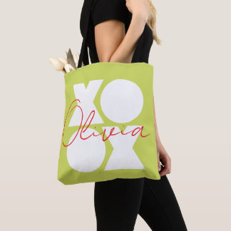 XOXO - large logo design in white Tote Bag