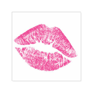 xoxo lips self-inking stamp