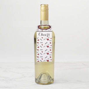 XOXO Love Design Bottle Tag