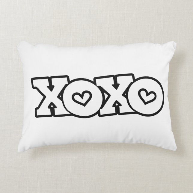 XOXO Love Embrace Decorative Cushion (Front)