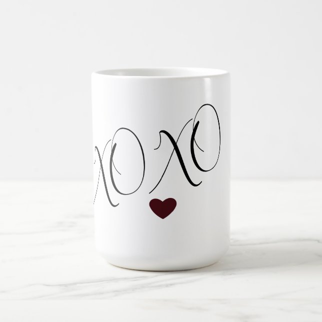 XOXO Love Heart Coffee Mug (Center)