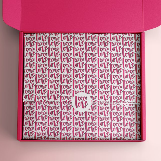XOXO LOVE Valentine's Day  Tissue Paper (Creator Uploaded)