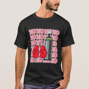 Xoxo Lung Squad Respiratory Therapist Nurse Rt Rrt T-Shirt
