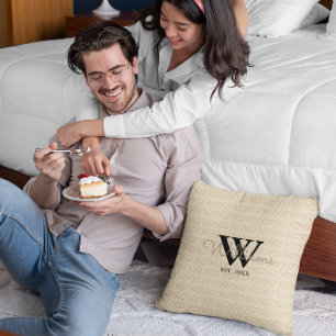 XOXO Monogram Pillow