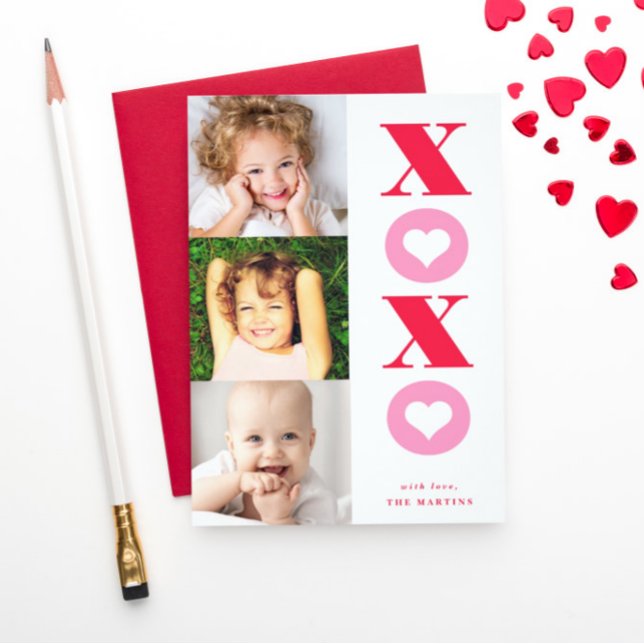 xoxo multi-photo valentine's day card (Creator Uploaded)