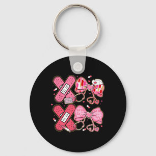 Xoxo Nurse Valentines Day Stethoscope Valentine Fo Key Ring