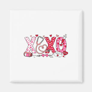 Xoxo Nurse Valentines Day Stethoscope Valentine Fo Magnet