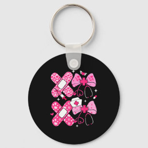 Xoxo Nurse Valentines Day Stethoscope Valentine Nu Key Ring