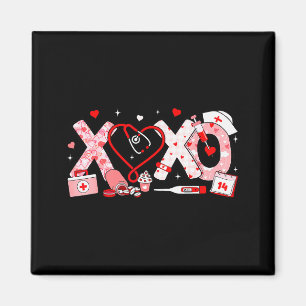 Xoxo Nurse Valentines Day Stethoscope Valentine Nu Magnet