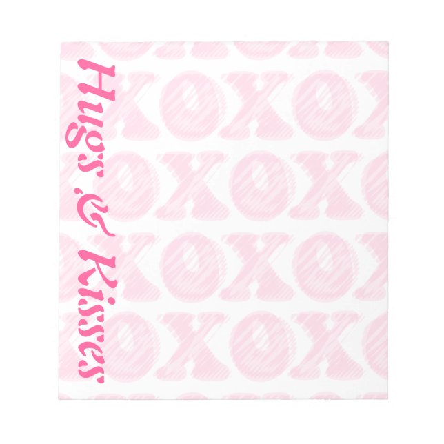 XOXO Personalised Notepad (Front)