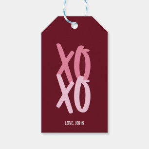 XOXO Personalised Valentine's Day Gift Tags