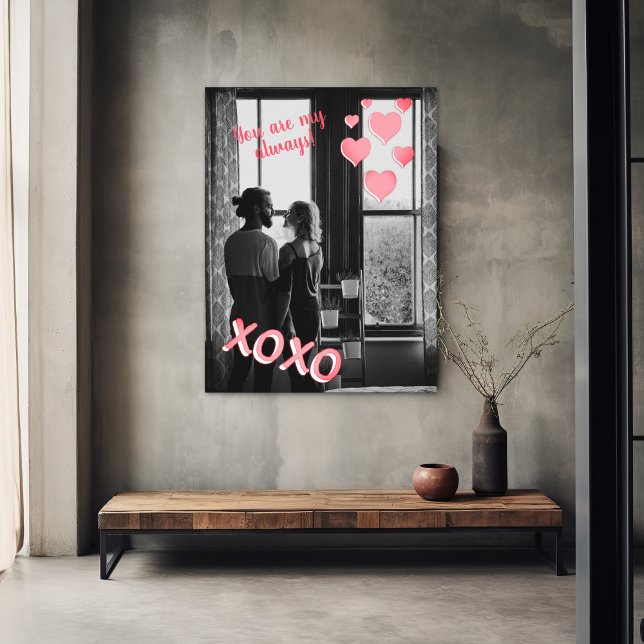 XOXO - Personalized Photo Valentine's Poster (Creator Uploaded)