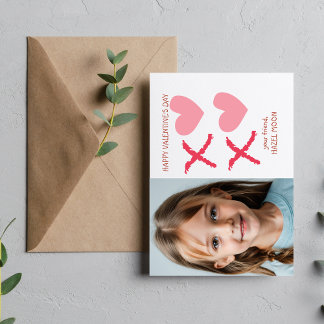 XOXO photo classroom valentines day  Card