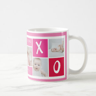 XOXO Photo Collage Mug