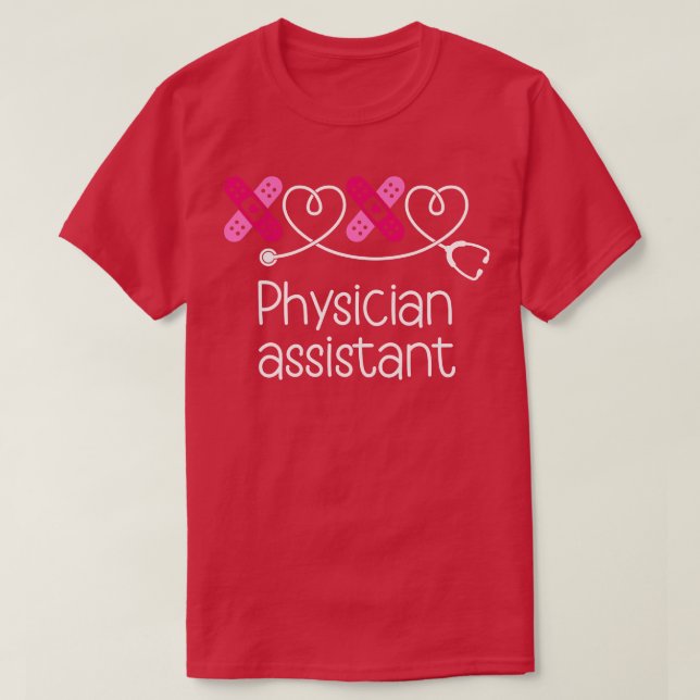 Xoxo Physician Assistant T-Shirt (Design Front)