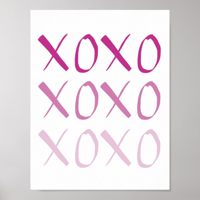 XOXO Pink Poster (Front)